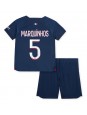 Paris Saint-Germain Marquinhos #5 Domácí dres pro děti 2023-24 Krátký Rukáv (+ trenýrky)